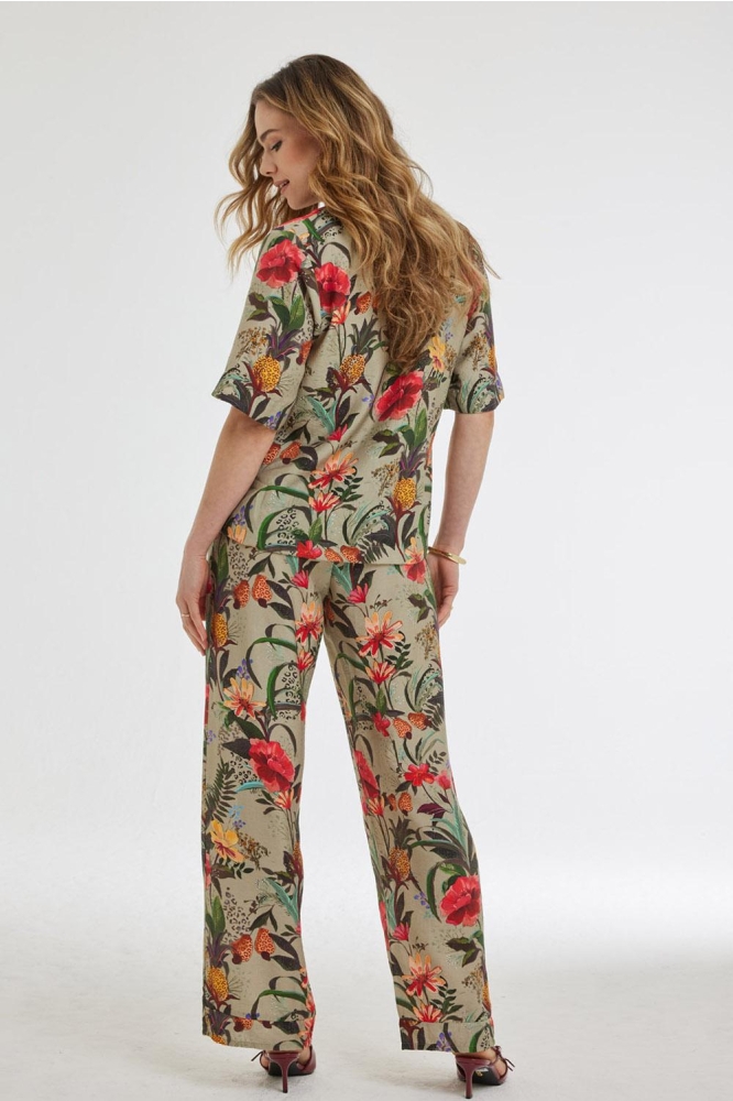PANTS PALOMA DS252011000 8642 SAND MAGNIFICENT PRINT